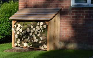 Log Stores and Wood Storage -Classic A1 Log Store